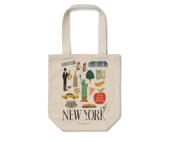 New York Canvas Tote Bag Image 1