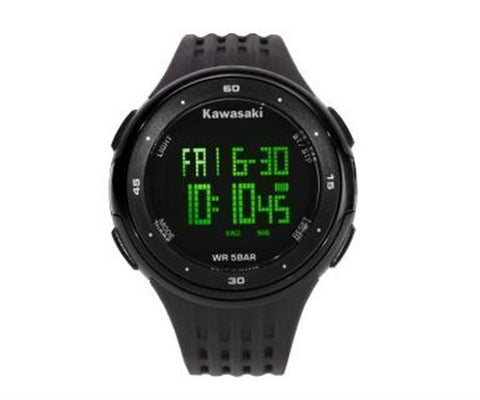 Kawasaki Digital Watch Black | 186SPM2102 | Kawasaki