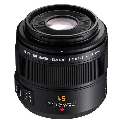 Raar Van streek zoogdier Panasonic Leica DG Macro-Elmarit 45mm f/2.8 ASPH MEGA O.I.S. Lens —  Glazer's Camera Inc