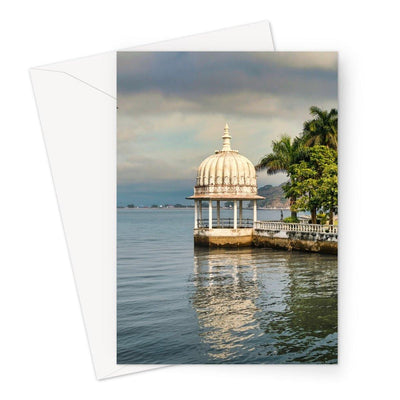Lake Fateh Sagar Greeting Card | Printlagoon