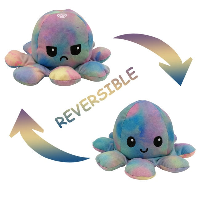 reversible octopus plush