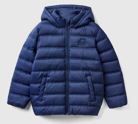 benetton blue puffer