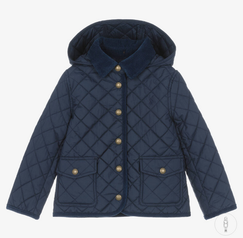 ralph lauren navy puffer