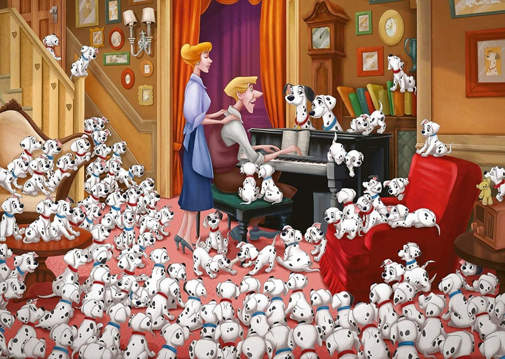 Disney Collector's Edition 101 Dalmations 1000 Piece Jigsaw Puzzle for Adults & for Kids Age 12 and Up - The Panic Room Escape Ltd