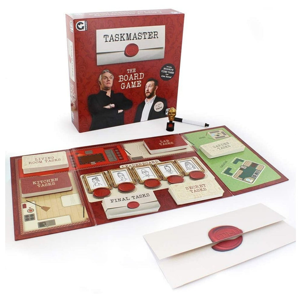 Taskmaster Board Game - Compete With Family & Friends In Ludicrous Tas