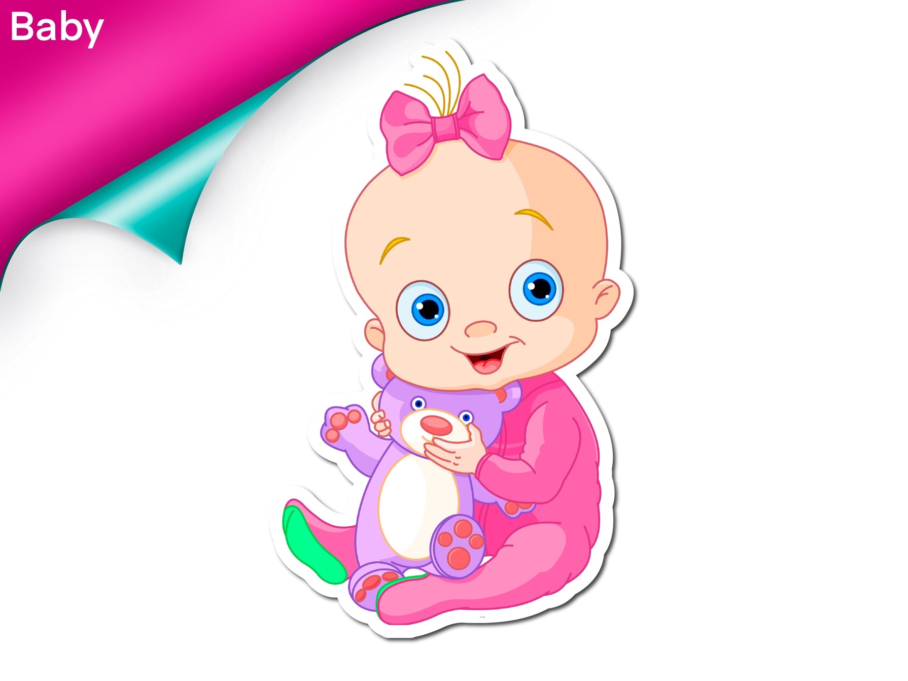 baby swag girl cartoon