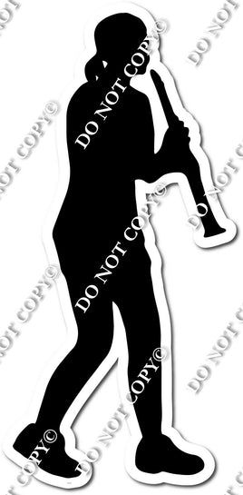 marching band clarinet silhouette
