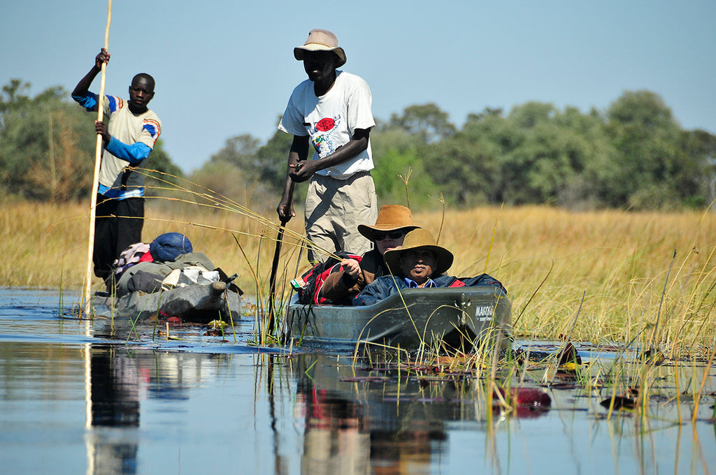 mokoro safari in the okavango delta botswana