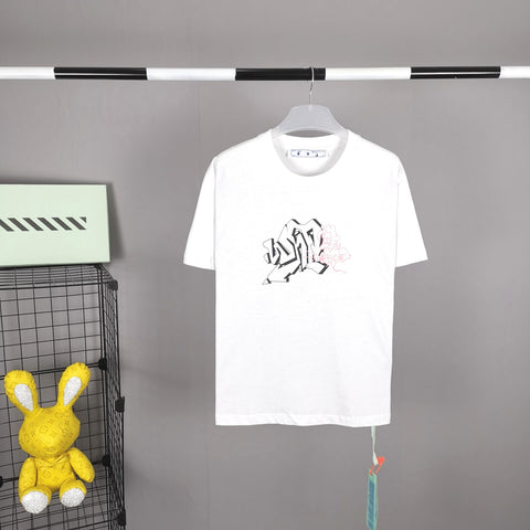 Off-White 2022SS オフホワイト プリントロゴTシャツ 矢印 面白い