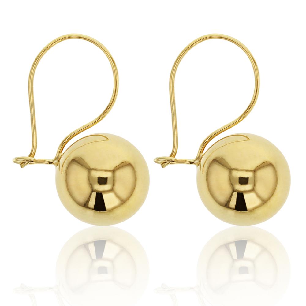 Euroball Drop Earrings in 9ct Gold – Pettits Jewellers