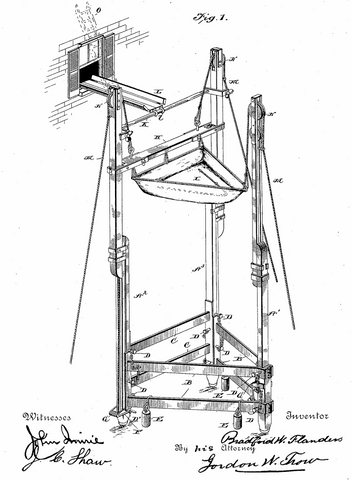 portable fire escape elevator