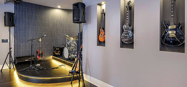 Music Studio Basement design idea 2021