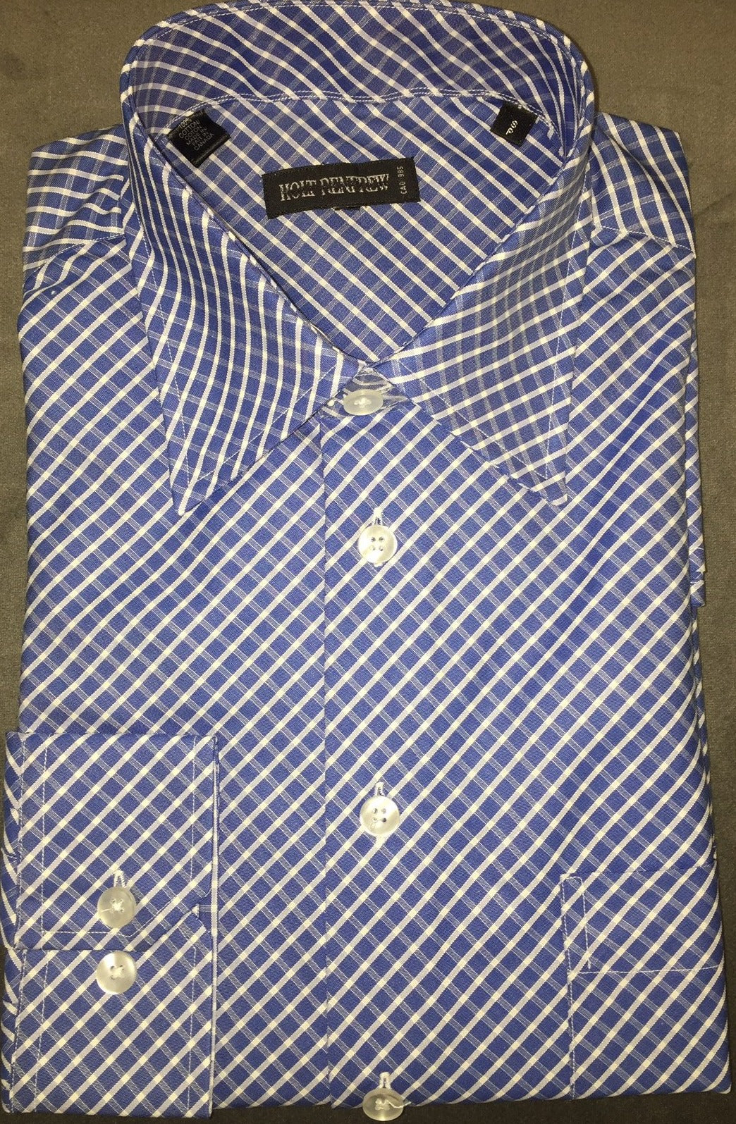 Holt Renfrew Shirt (Blue) - Medium – BarterPay Online Marketplace