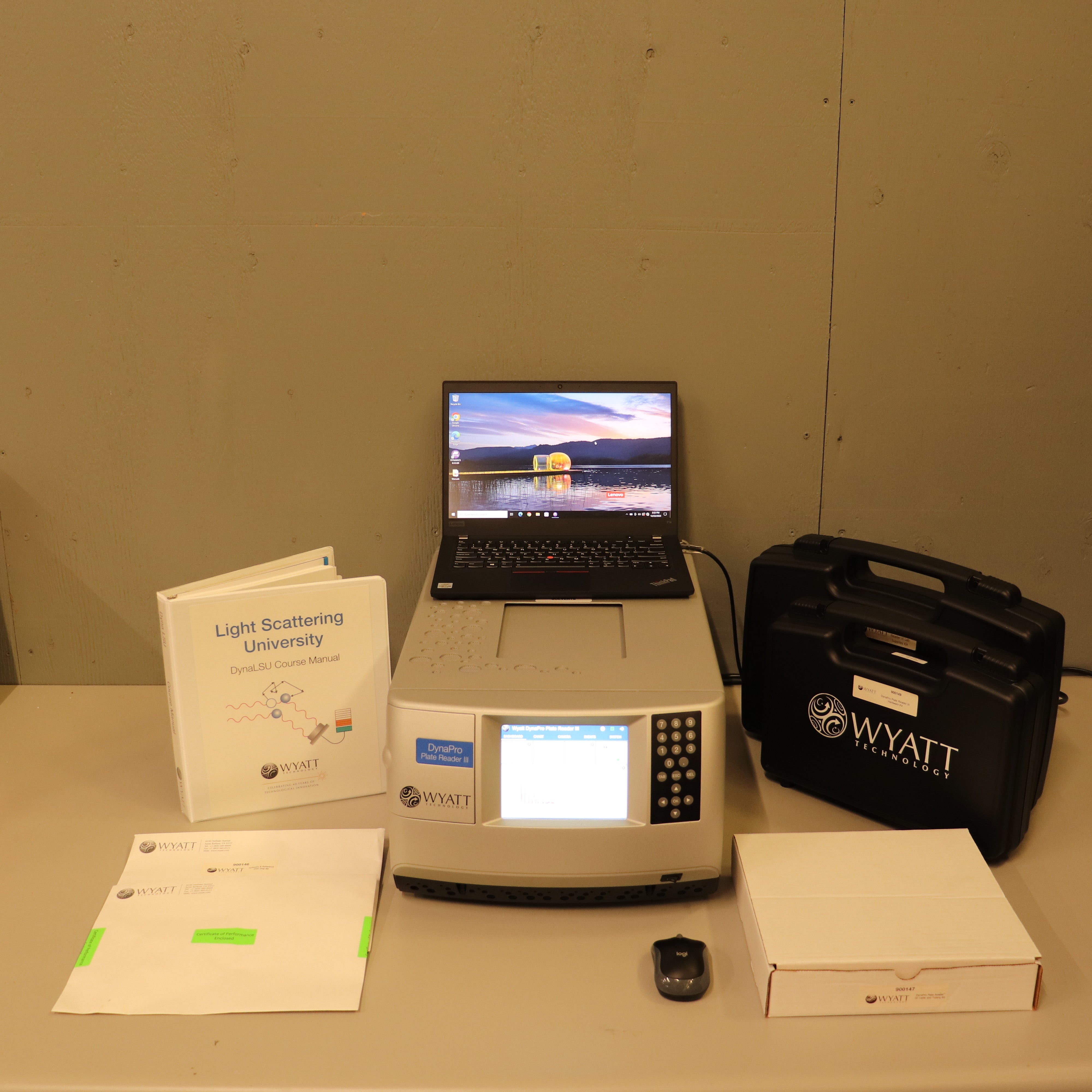 Wyatt DLS Dynamic Light Scattering DynaPro PlateReader III WPR3-01