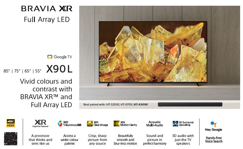 BRAVIA X90L TV