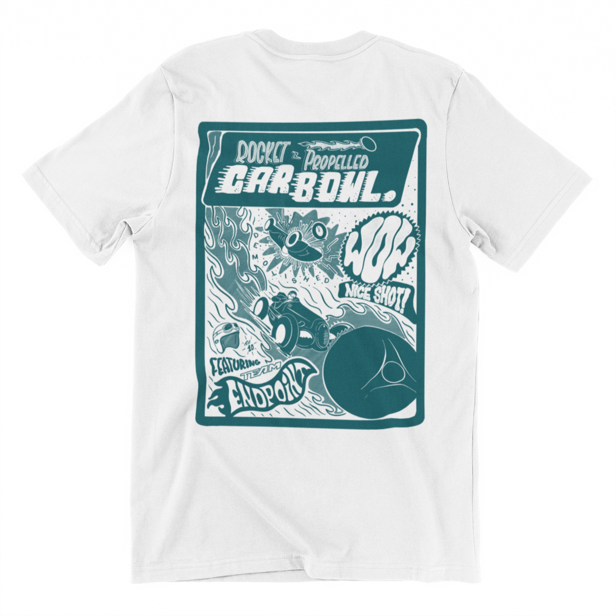 Rocket-Propelled Car Bowl T-shirt – M A T I C