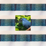 blue coua inspired textile