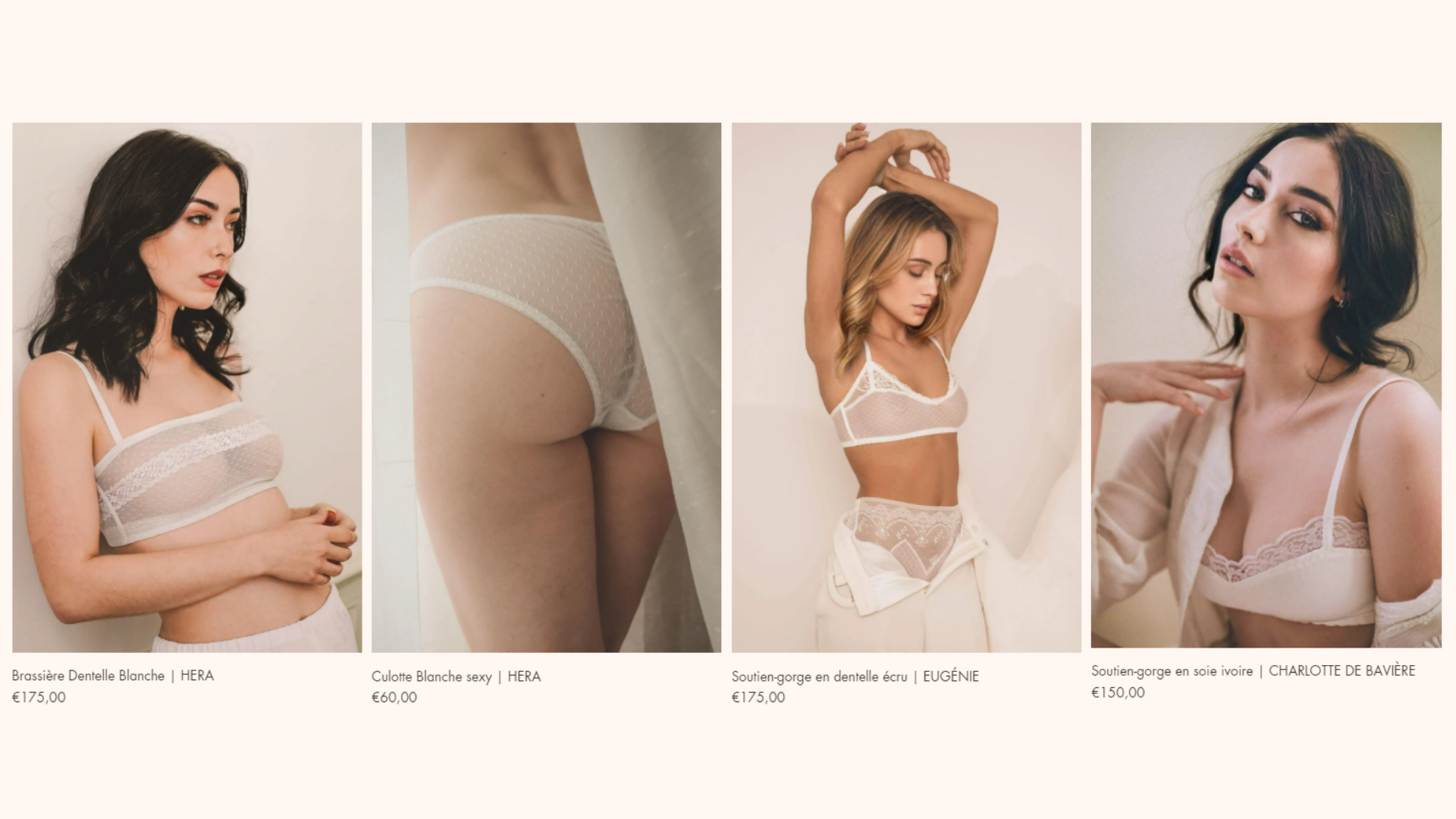 Lingerie pour Femme Haute Qualité Atelier Français