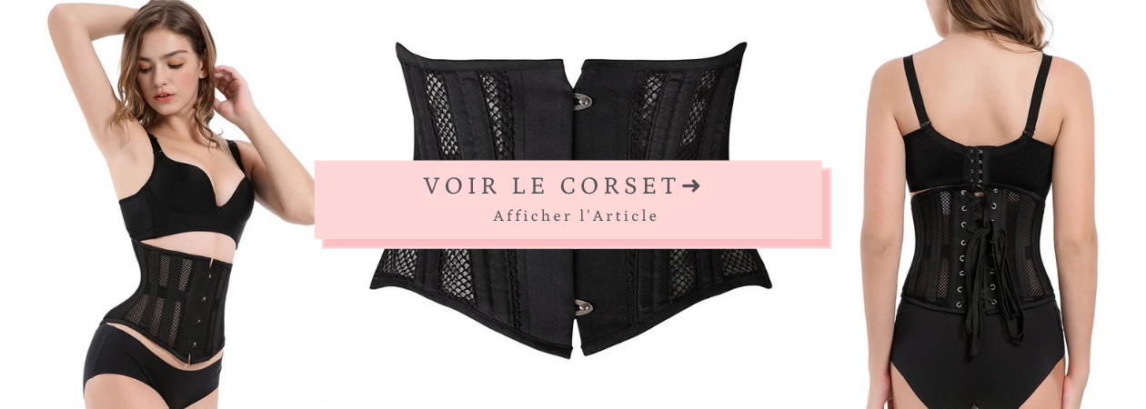 Corset Noir Dentelle