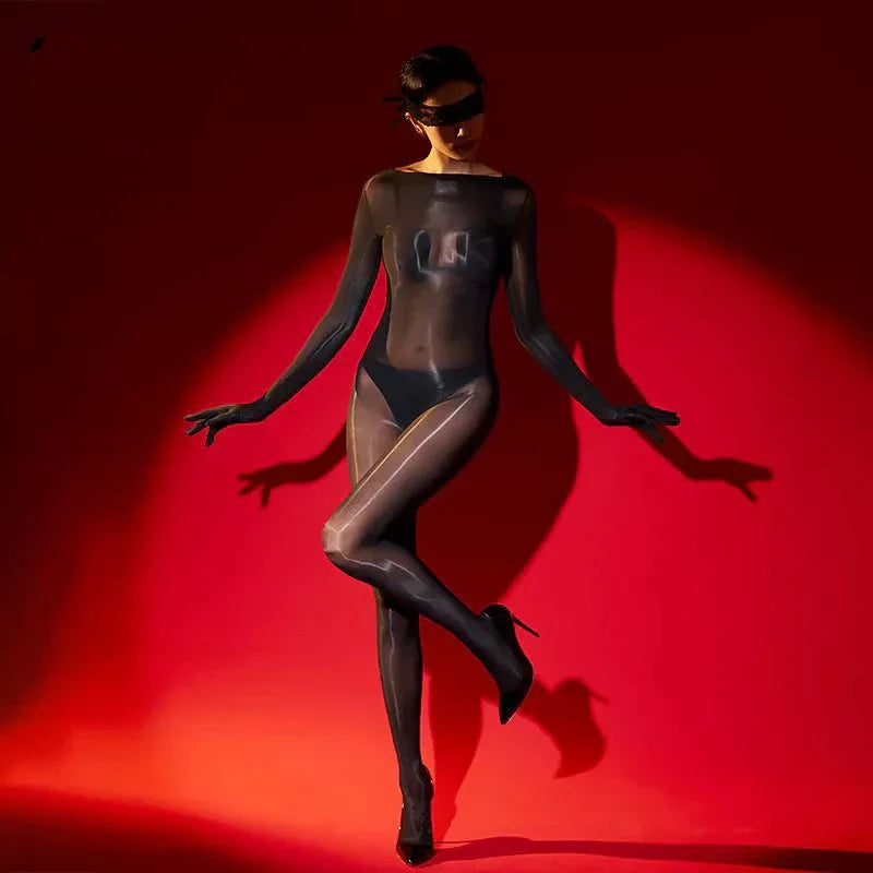 SEXY FULL BODY STOCKING LINGERIE SUIT