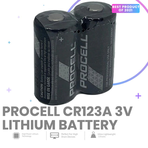 Energizer CR123A - Pile lithium 3V CR123A 1500 mAh