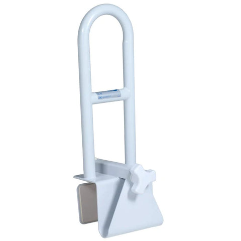 Dynarex steel clamp-on tub rail constructed with durable steel