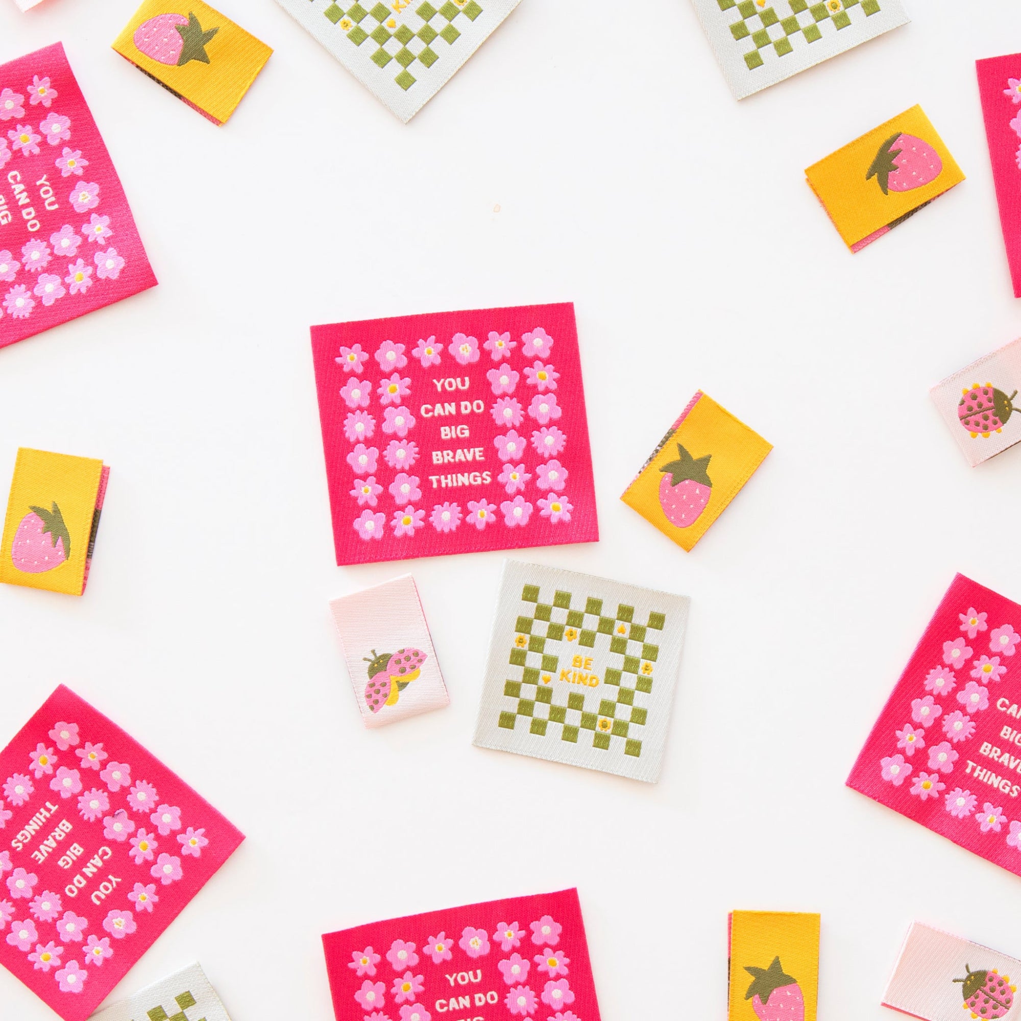 Woven Sew-In Labels - Joyful June Multipack (pack of 4)