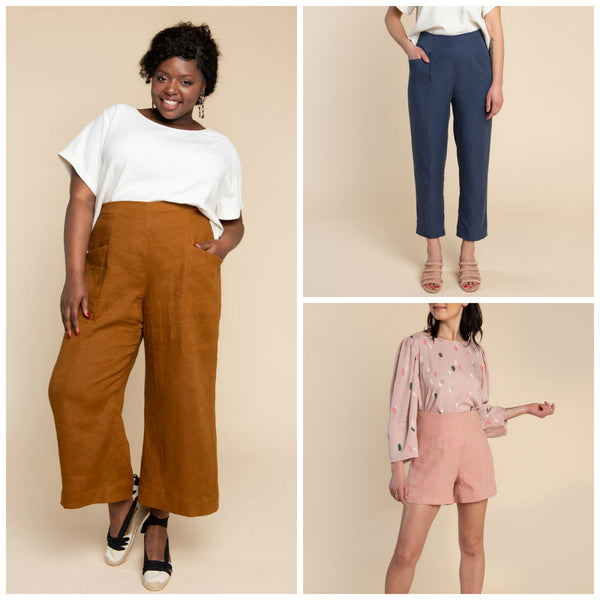 Closet Core Patterns - Pietra Pants & Shorts Pattern (paper) | Bobbie ...
