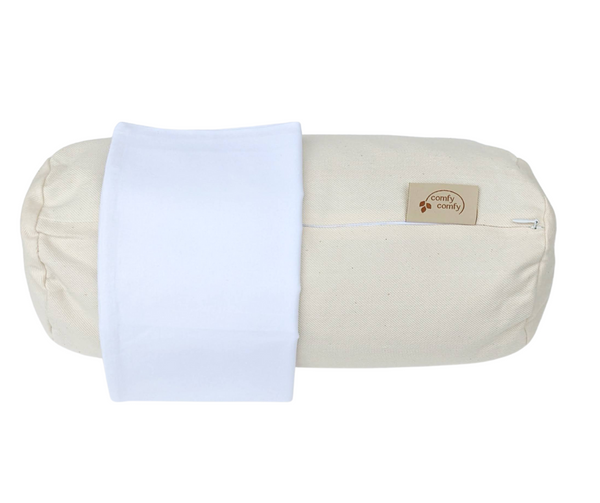 ComfyNeck Plus Side Sleeper Pillow + Pillowcase - Organic Buckwheat Hu –  ComfyComfy Canada