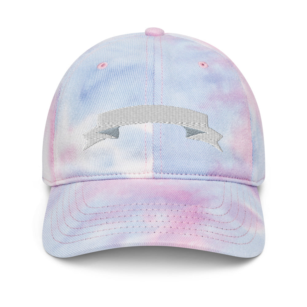 RIBBON CUTTING Sea Spray Tie Dye Baseball Cap - Coral