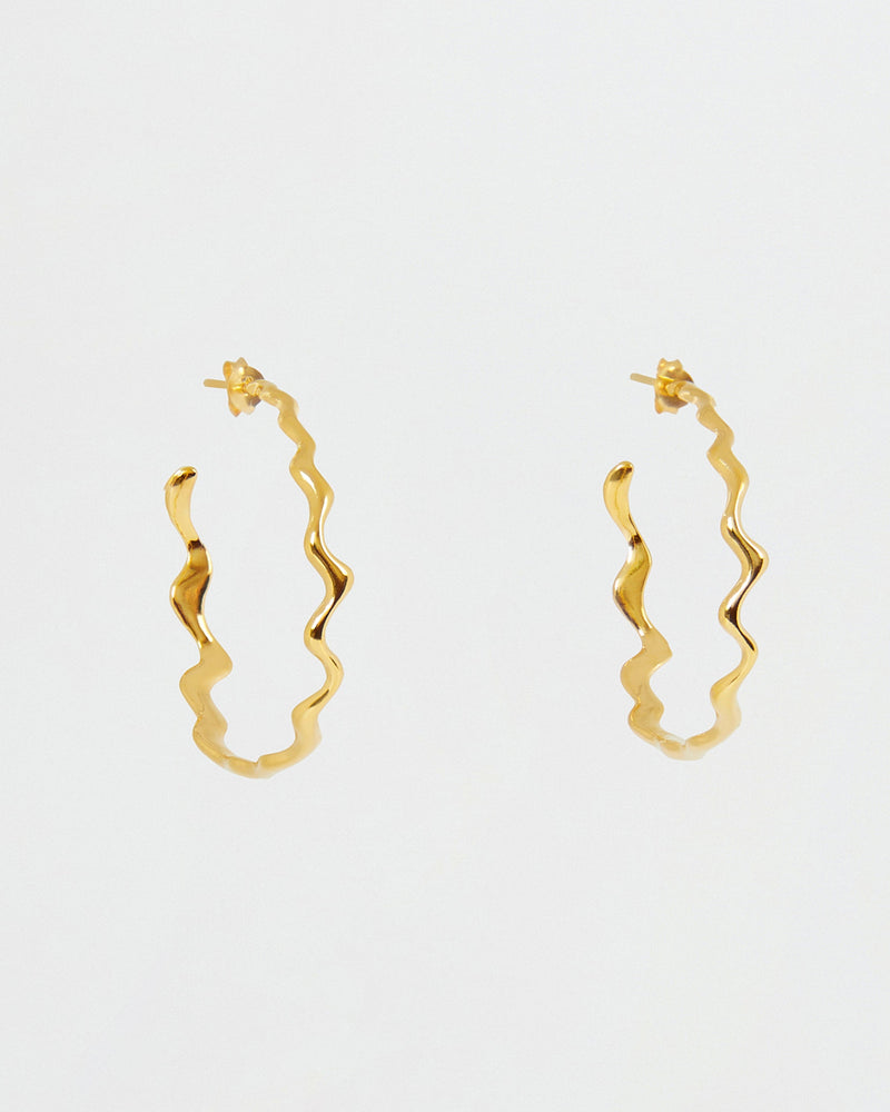 Earrings | Silver + Gold Plated | BAR Jewellery