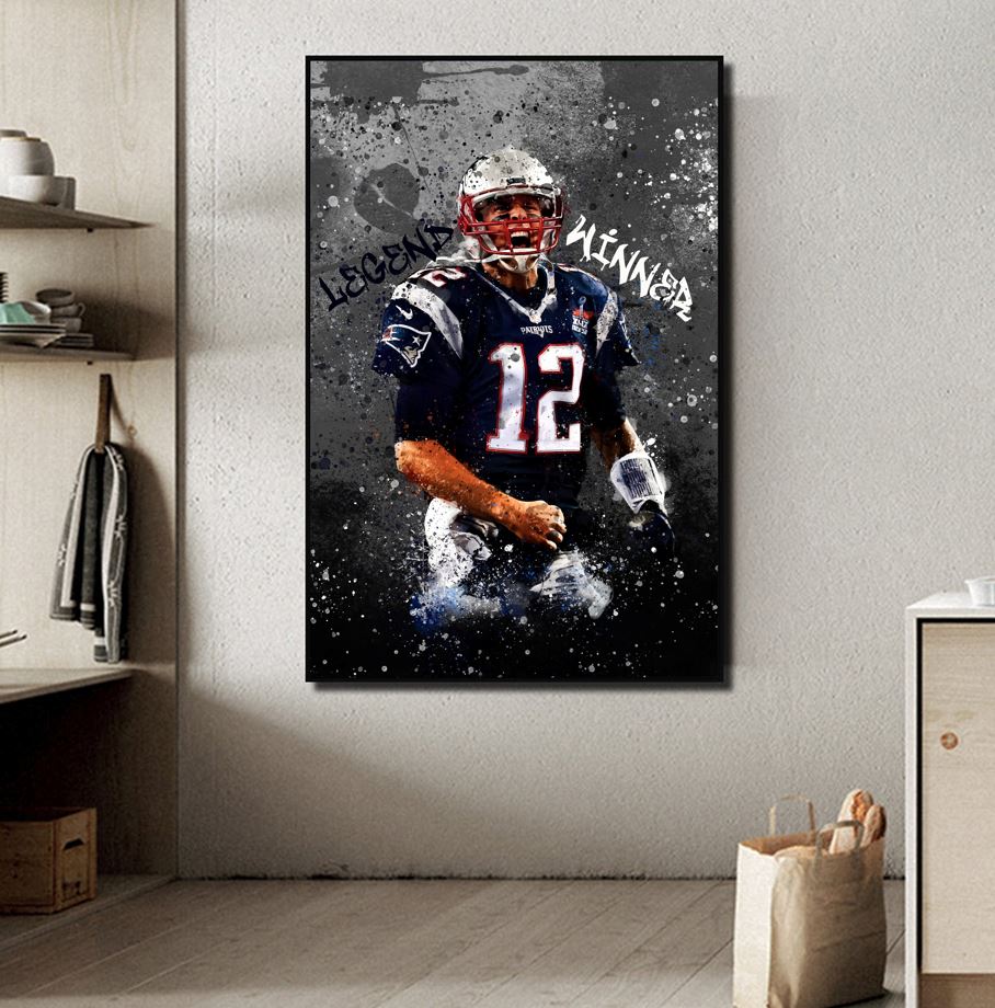 Tom Brady- Patriots black