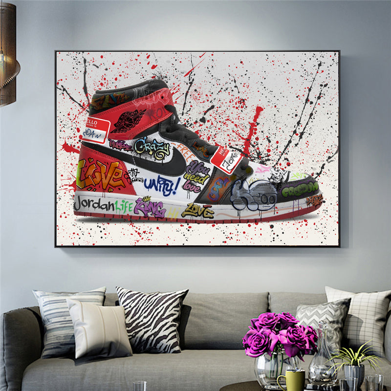 air jordan canvas art