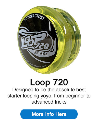 Loop 720 yoyo, plastic, Designed to be the absolute best starter looping yoyo, from beginner to advanced tricks. Click for more info.