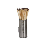 Toasty Pewter Finish Logs And Kindling Buckets & Matchstick Holder-I Love Retro