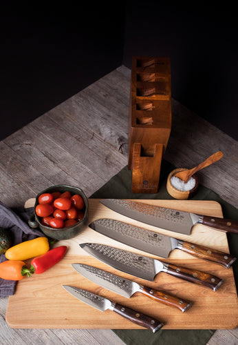 Essential 5 Piece Knife Set with Kitchen Shears – The Shared Table