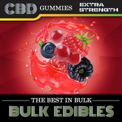 100mg Vegan CBD gummies sold in bulk, it comes with 83 gummies per bag