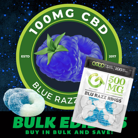 100mg extra strength CBD gummy rings are sometimes used for menstrual cramps by women