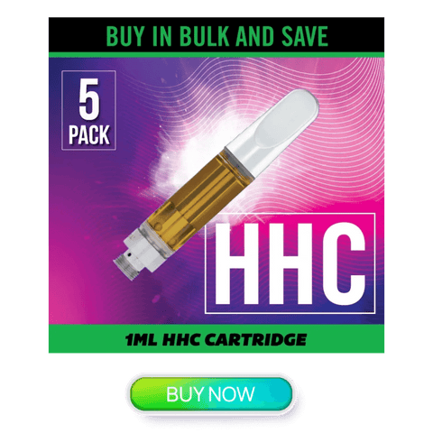 5 pack of HHC carts available now on Good CBD