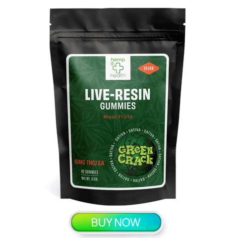 live resin green crack gummies online