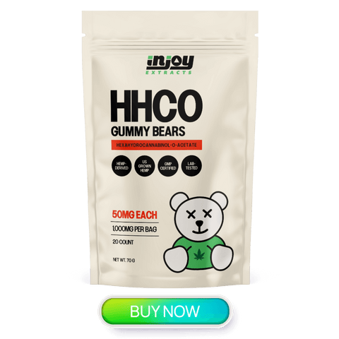 HHCO gummies come with 50mg of HHCO per gummy