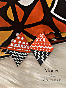 Tribal Ankara Earrings
