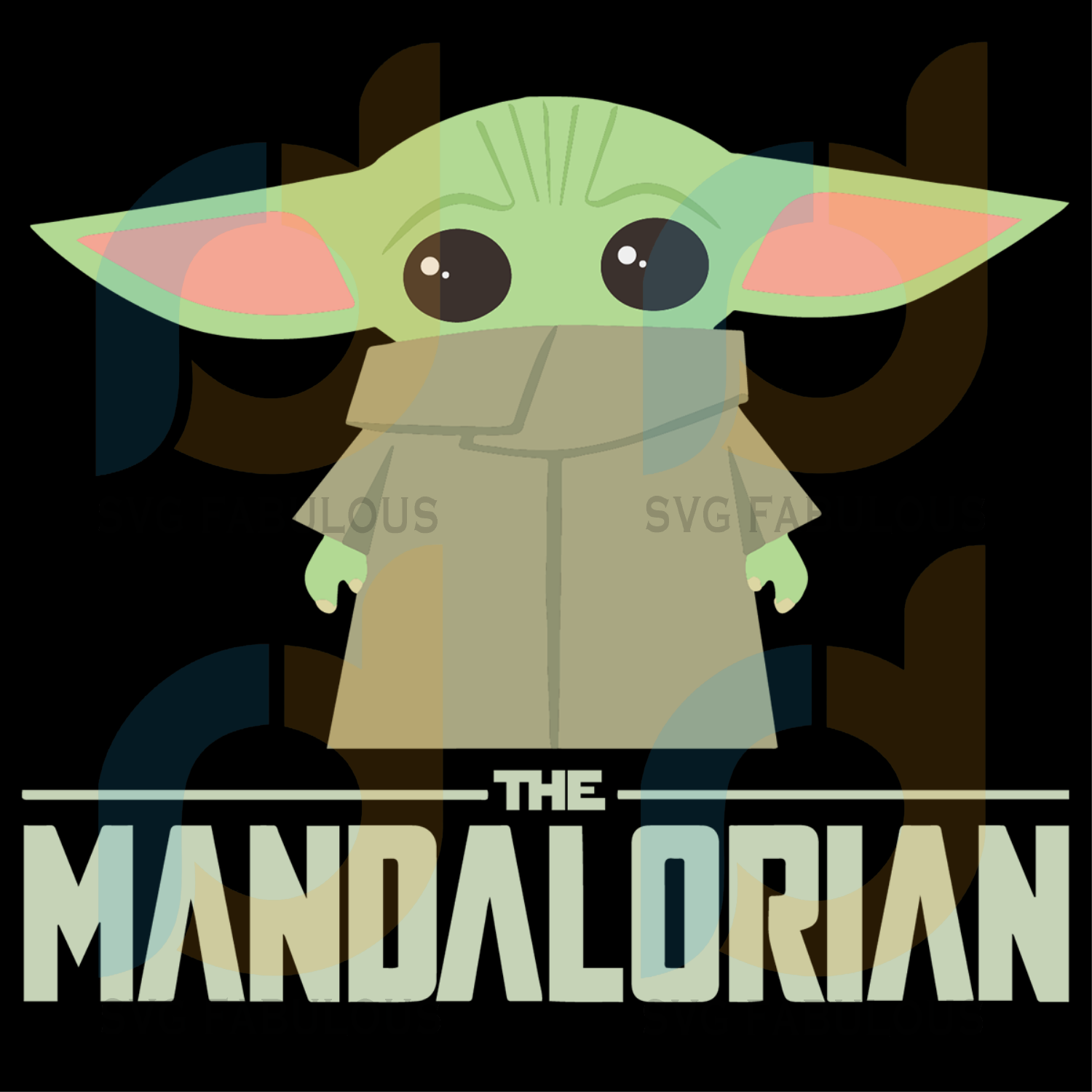 Baby Yoda The Mandalorian Svg Trending Svg Baby Yoda Svg Cute Yoda Svg Fabulous