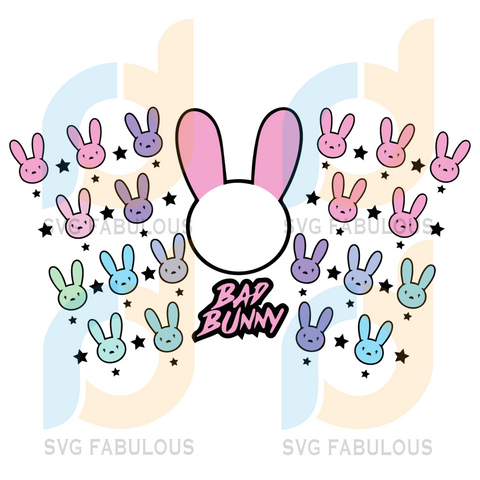 Easter Day Svg Tagged Bunny Starbucks Wrap Svg Svg Fabulous