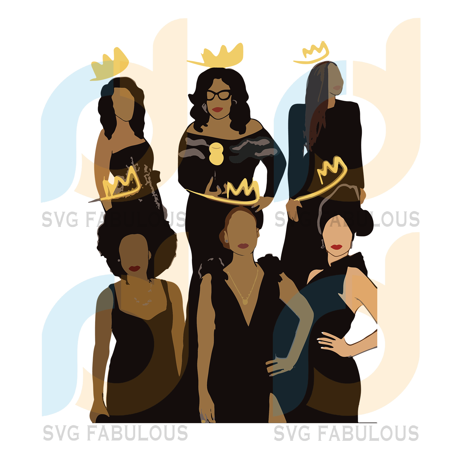 Black Queens Svg Black Girl Svg Black Queens Svg Queen Svg Crown S Svg Fabulous