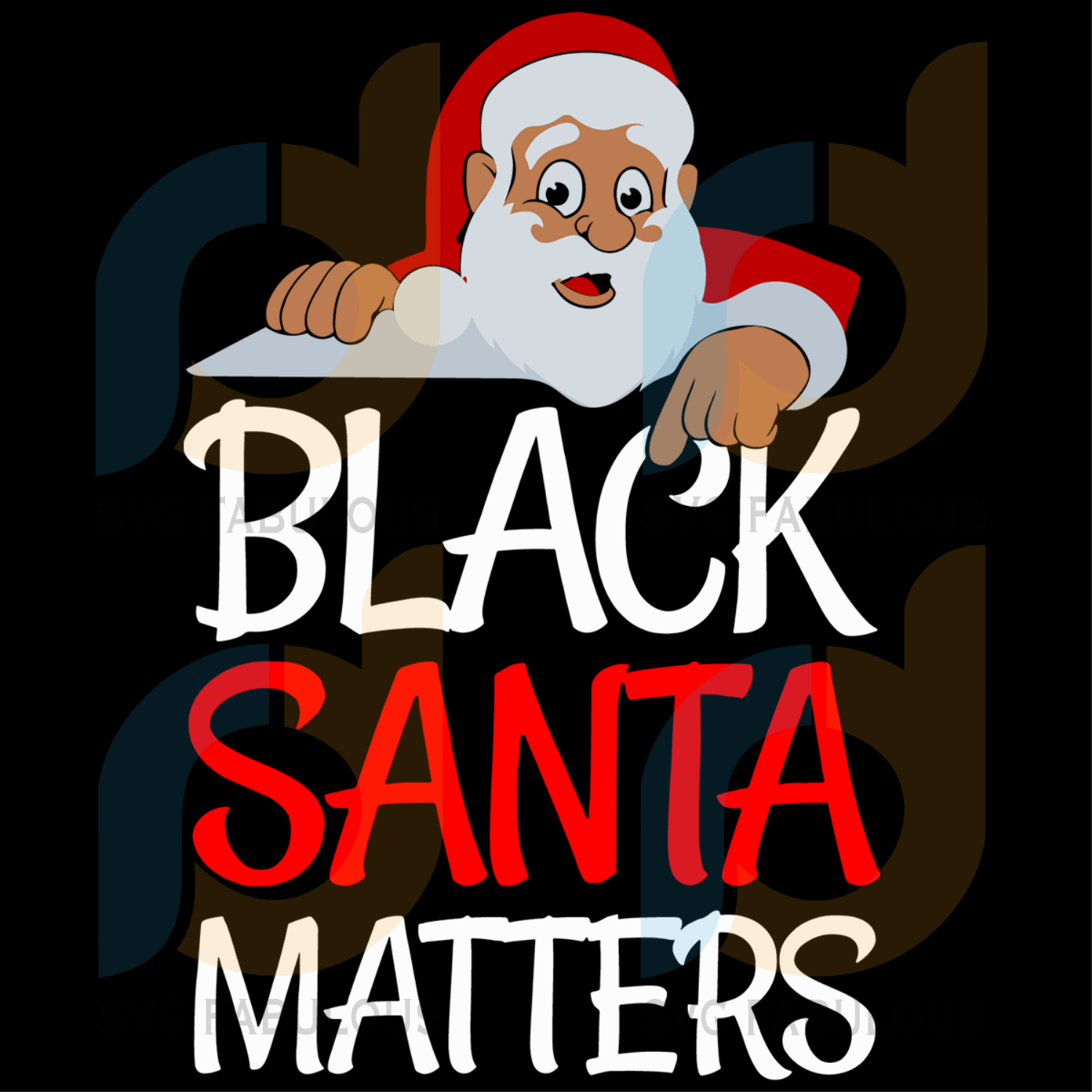 Download Black Santa Matters Christmas Svg Merry Christmas Xmas Svg Christm Svg Fabulous