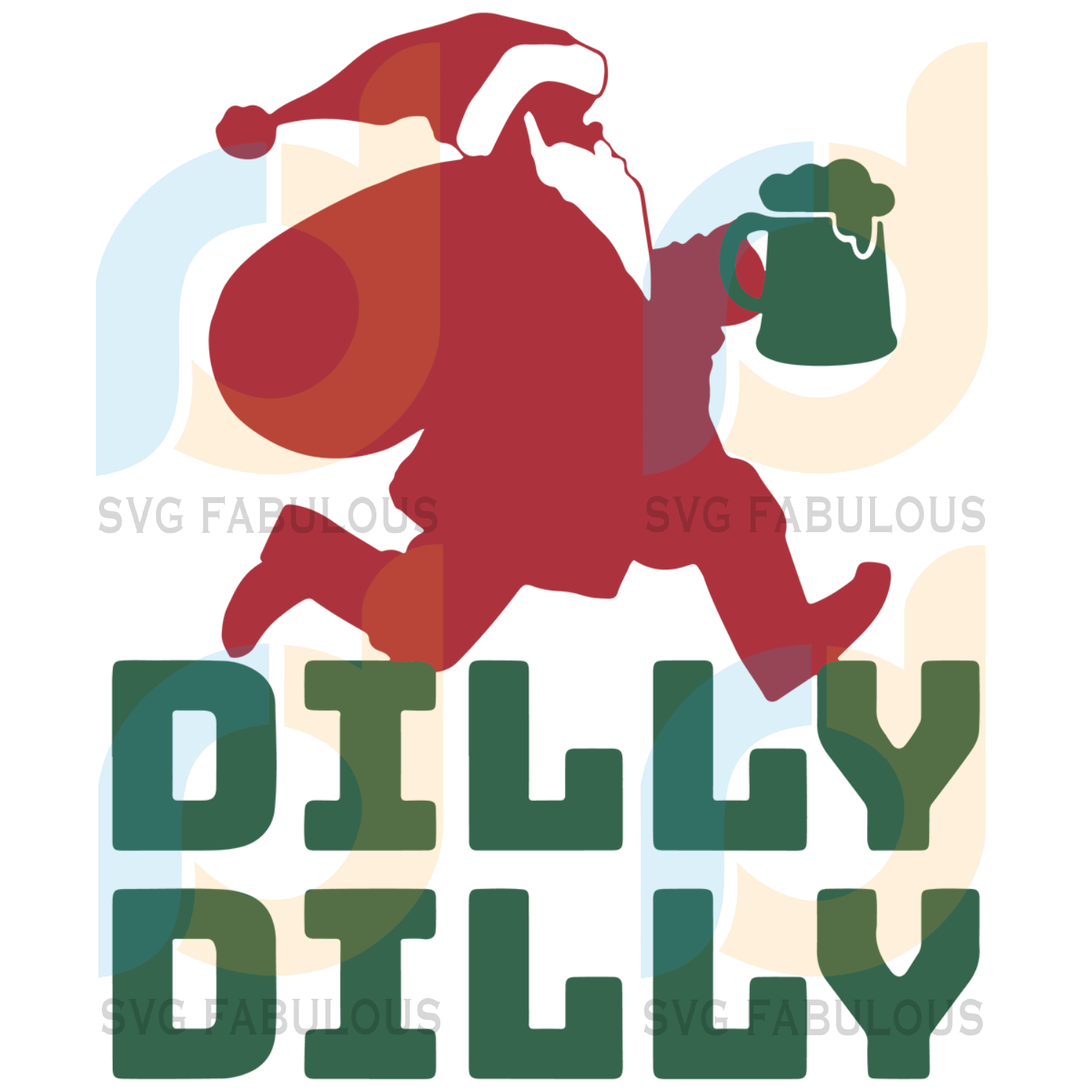 Download Christmas Dilly Dilly Santa Svg Christmas Svg Xmas Svg Christmas Gi Svg Fabulous