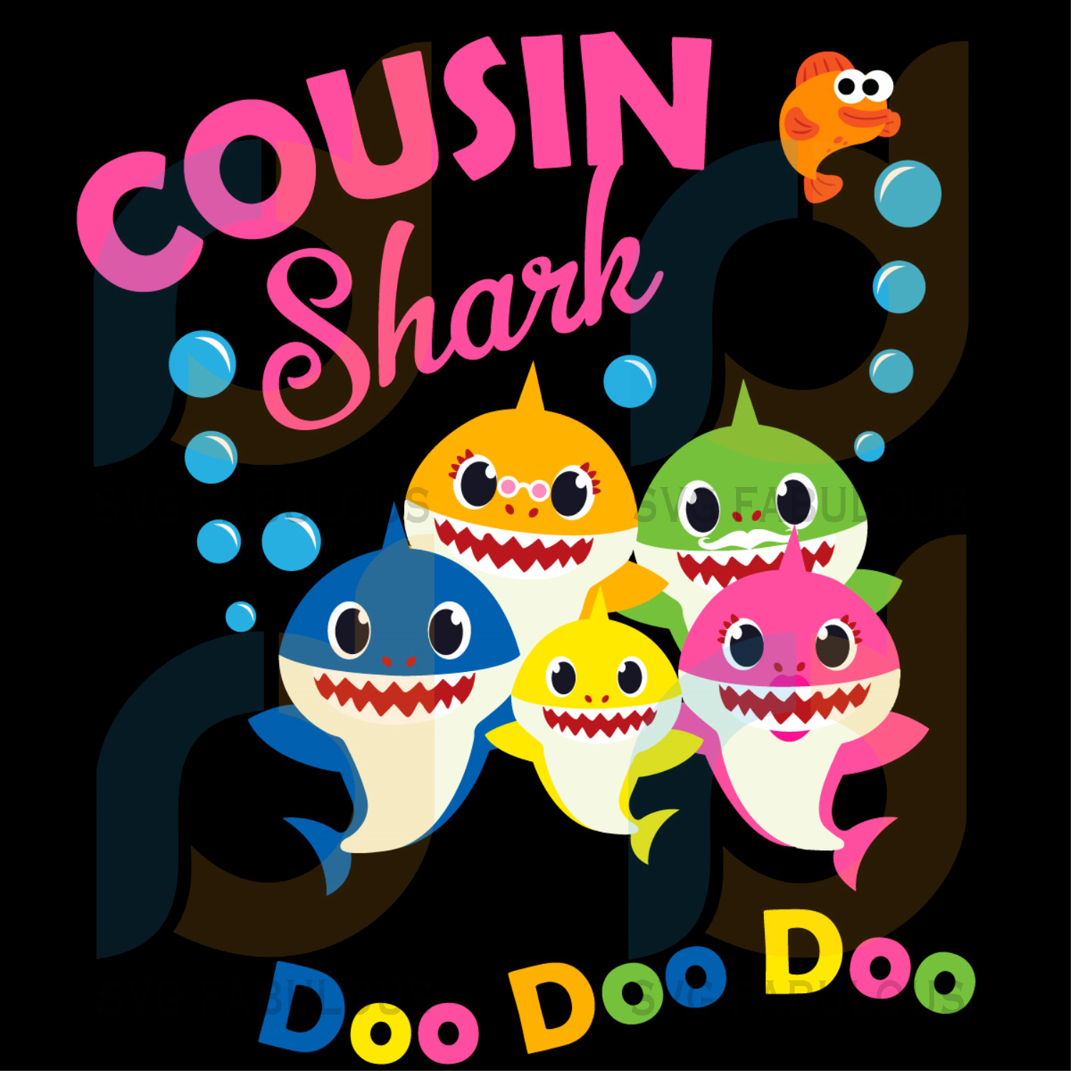 Download Cousin Shark Doo Doo Doo Svg Trending Svg Cousin Shark Svg Cousin O Svg Fabulous