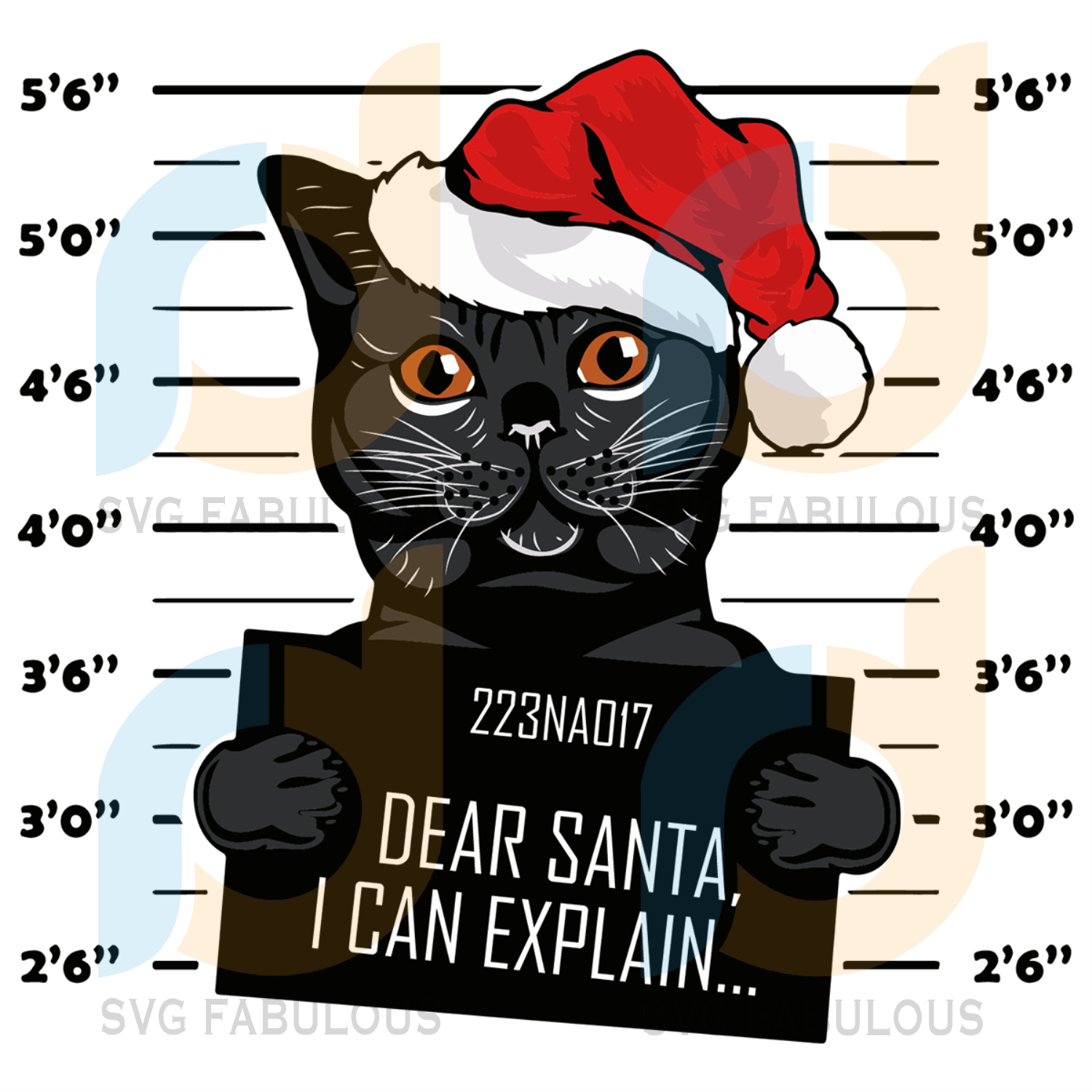 Download Dear Santa I Can Explain Black Cat Svg Christmas Svg Xmas Svg Merry Svg Fabulous