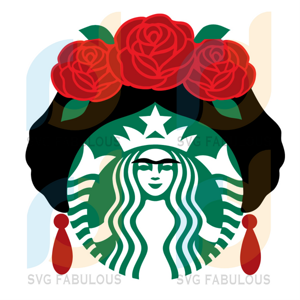 Download Frida Kahlo Starbucks Svg Trending Svg Frida Kahlo Svg Frida Svg F Svg Fabulous